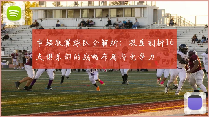 中超联赛球队全解析：深度剖析16支俱乐部的战略布局与竞争力